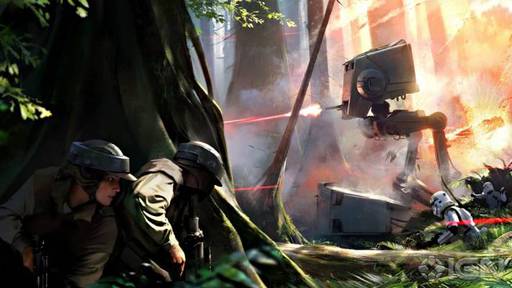 Новости - В Star Wars: Battlefront игроки смогут управлять двуногой боевой машиной AT-ST